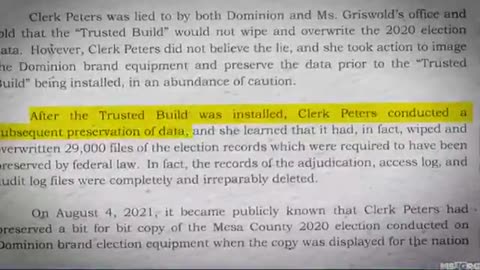 "SACRIFICIAL LAMB, THE TINA PETERS STORY"