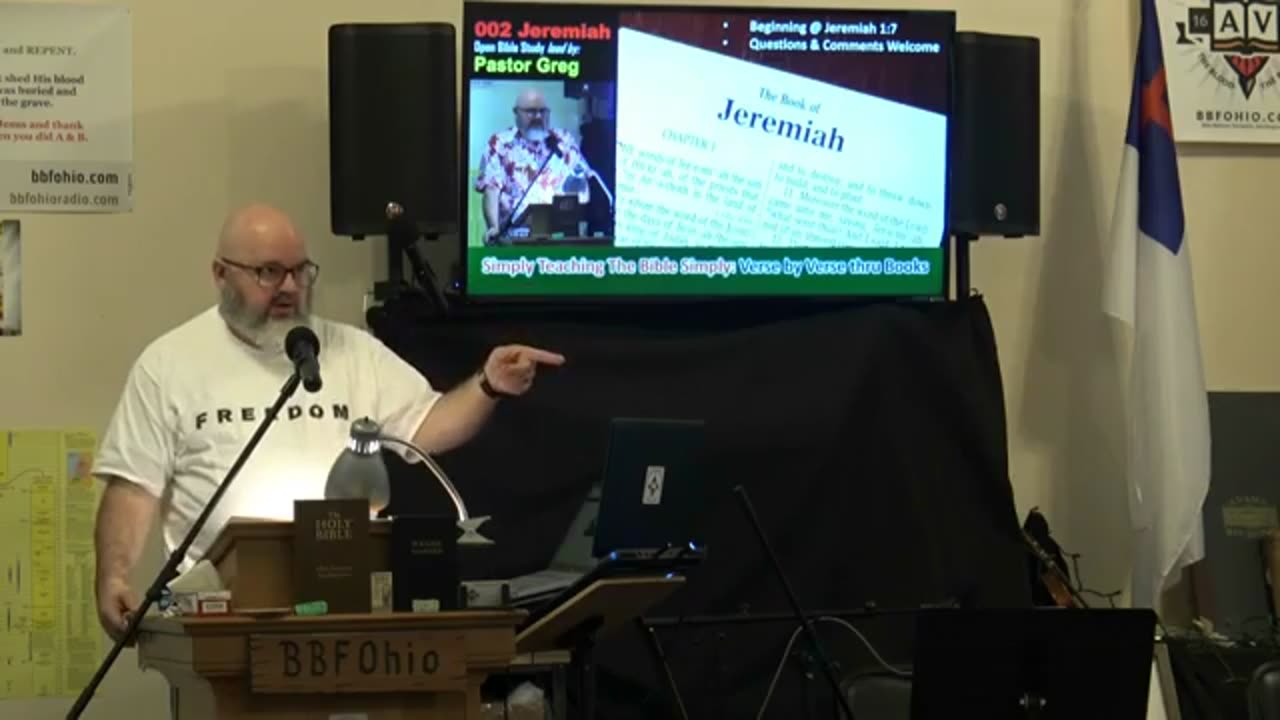 Jeremiah 1:7 WEBCAST