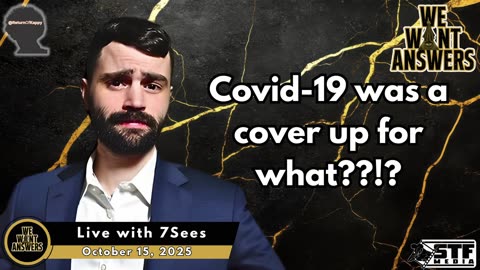 Live with 7Sees - Covid 19 was a cover up for 5G?