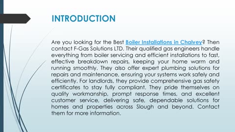 Best Boiler Installations in Chalvey