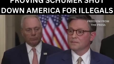 ohnson Skewers Dems By Bringing the Receipts to Show Schumer is Putting Illegal Aliens First 