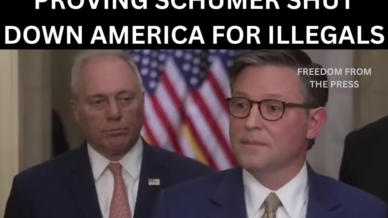 ohnson Skewers Dems By Bringing the Receipts to Show Schumer is Putting Illegal Aliens First