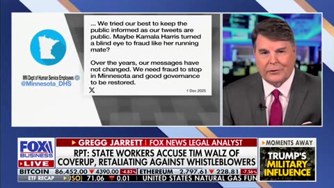 Gregg Jarrett Explains Why Walz Let MN Taxpayers Get Fleeced Out Of $100 Billion