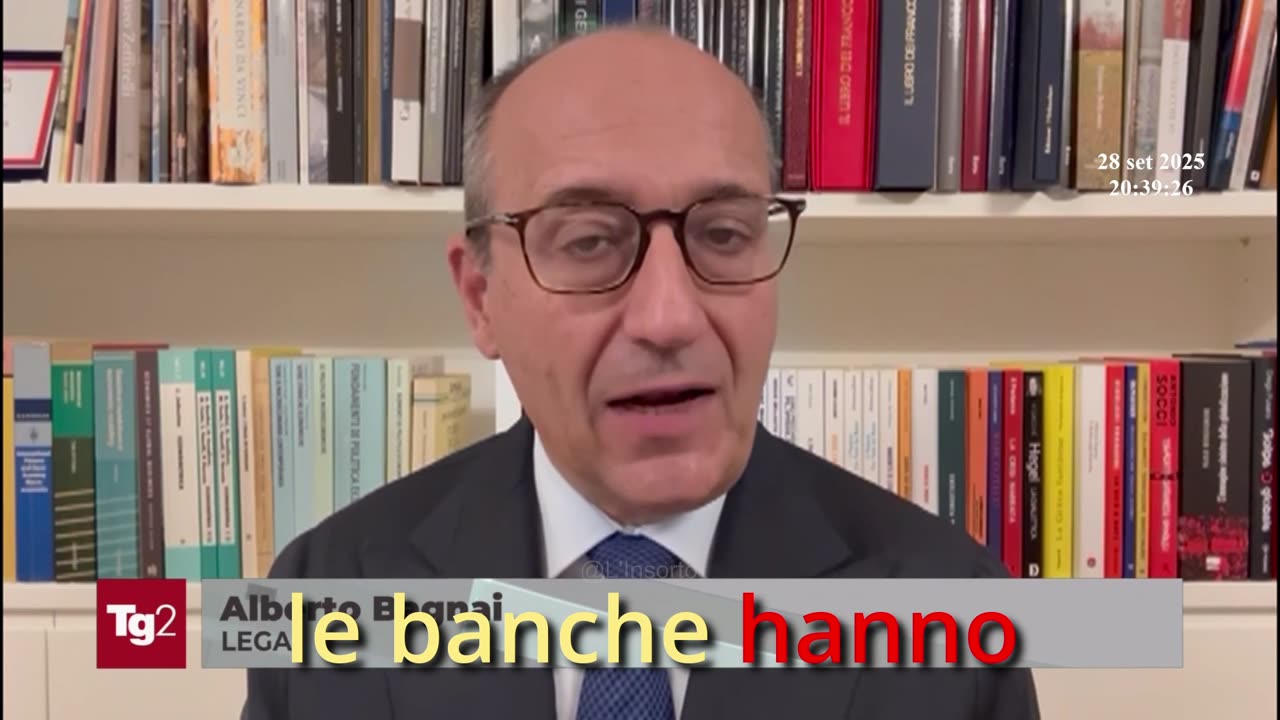 Alberto Bagnai Intervento su Banche 28-09-2025