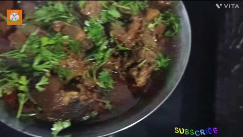 Pork curri in simple recipe. Indian village style pork curry. Village
