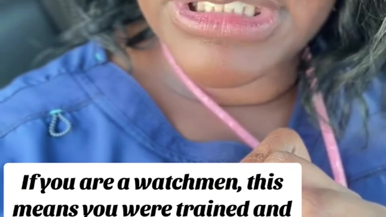 Message to the Watchman