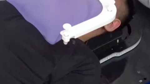 The thermoplastic mask also called a radiotherapy