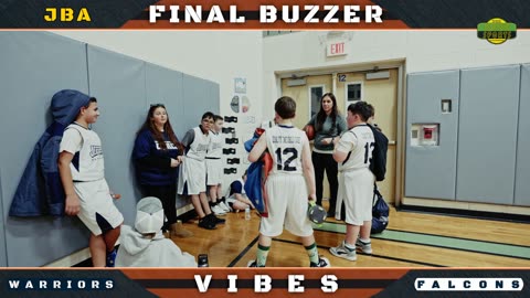BASKETBALL | JBA | FINAL BUZZER VIBES | WARRIORS VS FALCONS 🏀