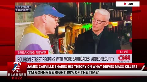 James Carville Shares His Theory On What Drives Mass Killers