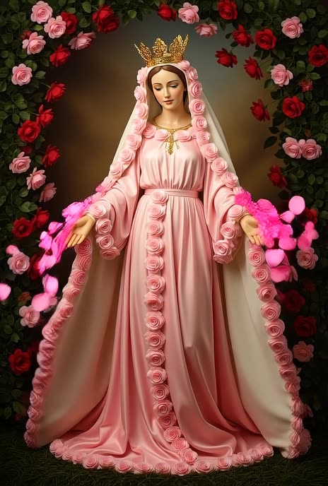 Our Blessed Mother as she Appeared to me after a Great Battle in Heaven to Save Children