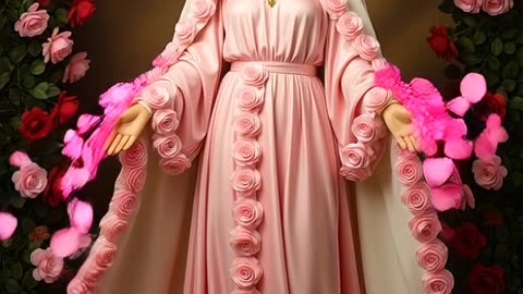 Our Blessed Mother as she Appeared to me after a Great Battle in Heaven to Save Children