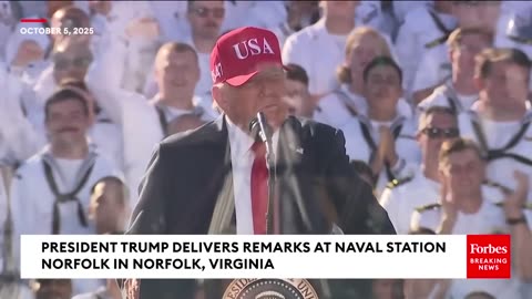 BREAKING NEWS_ President Trump Celebrates The U.S. Navy's 250th Anniversary At Naval Station Norfolk