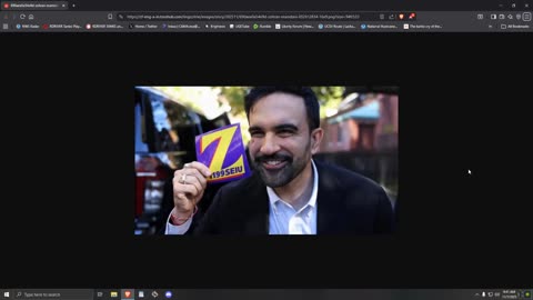 I love Mamdani! The perfect man at the right time for NYC!!