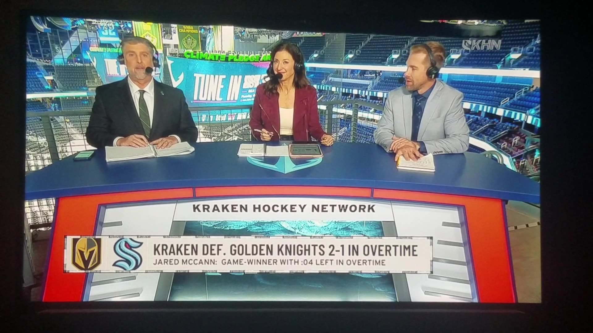 VGK vs SEA - Kraken Win in OT 2-1