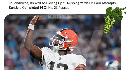 Shedeur Sanders stuns in preseason debut: 138 pass yds, 2 TDs, 19 rush yds, 14/23 completions