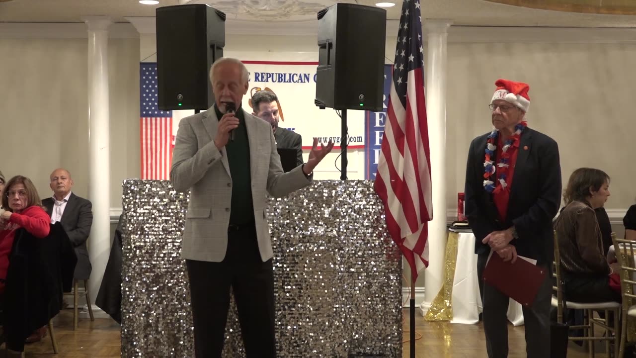 Project Civica's Steve Gillan Speaks at QVRC Holiday Party