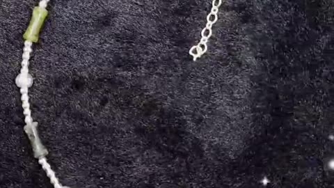 GN-20241227-05 The perfect combination of bamboo-shaped jade and S925 silver necklace comfort model