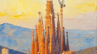 Sagrada Familia Rising - OpenSea Rarible NFT Rock Català Music Song