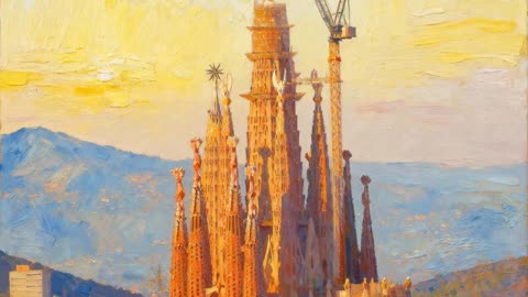 Sagrada Familia Rising - OpenSea Rarible NFT Rock Català Music Song