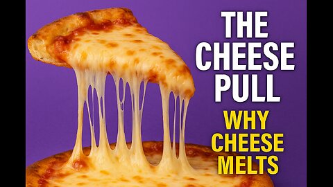 🧀 The Cheese Pull — Why Melted Cheese Stretches