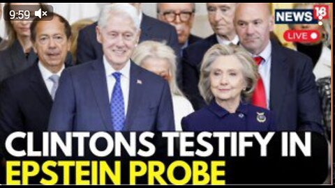Bill & Hillary Clinton Testify In Epstein House Probe... #VishusTv 📺