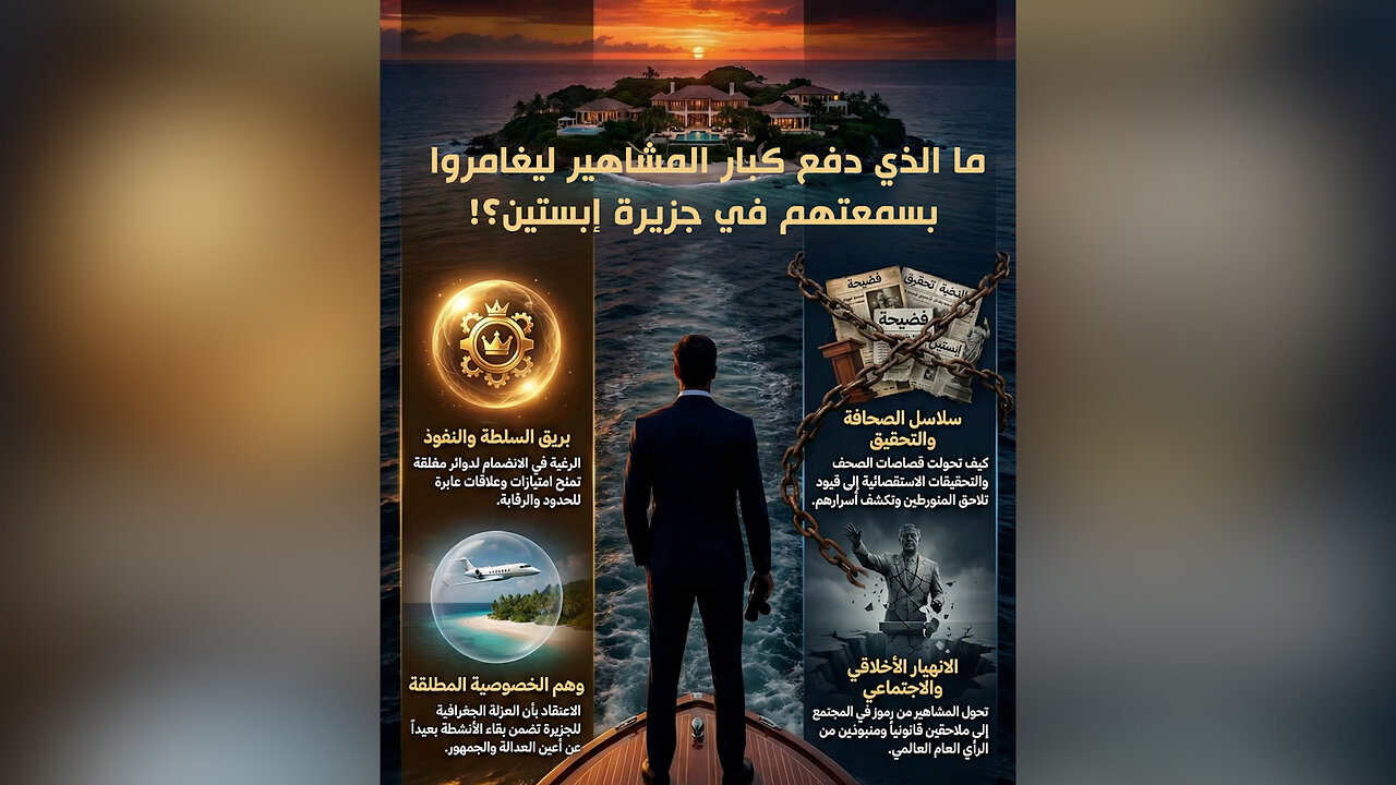 ما الذي دفع كبار المشاهير ليغامروا بسمعتهم في جزيرة إبستين!؟