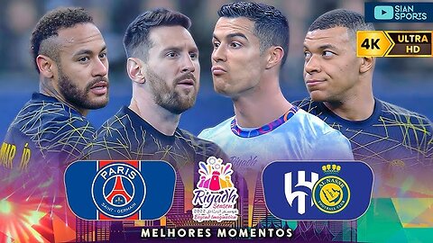 The match in which Ronaldo played against Messi, Neymar and Mbappe