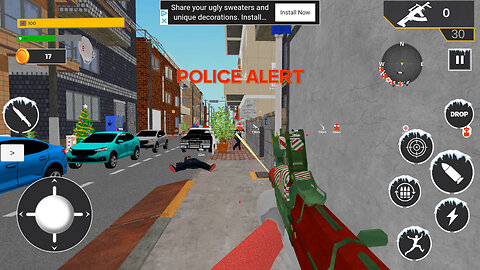 Gangster Crime Santa Christmas - Android Gameplay [14+ Mins, 1080p60fps]