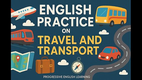 Travel and Transport | Easy English Learning #TravelAndTransport #ProgressiveEnglishLearning