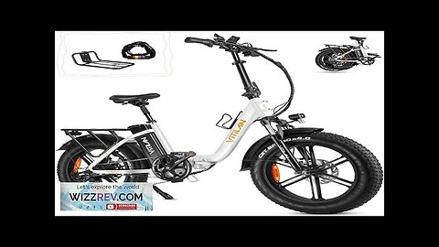 VITILAN 1200W Peak Electric Bike for Adults U7 2.0 Folding 20 * Review