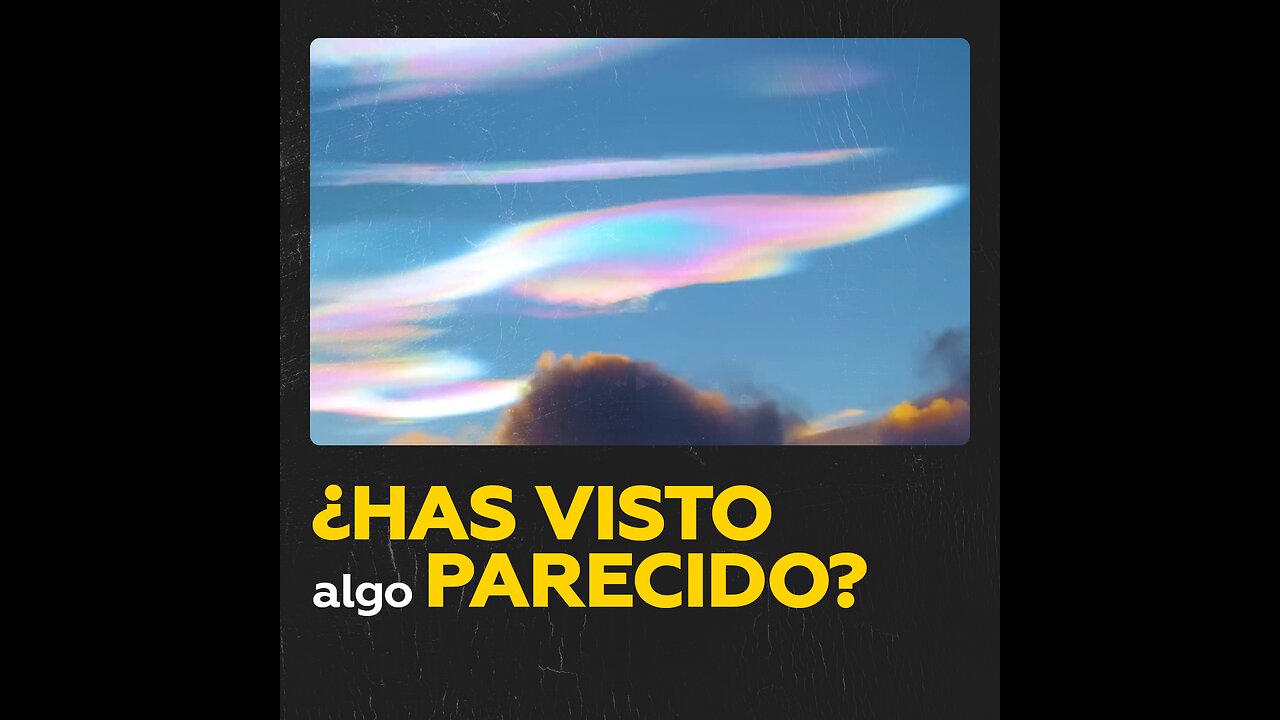 Así se ven las nubes estratosféricas polares