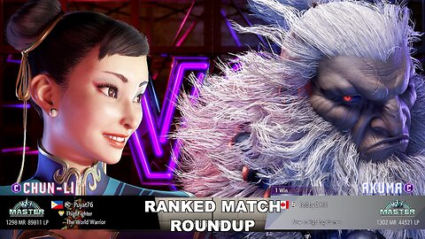 Kuya Kalbo SF6 Ranked Match Roundup. Chun Li Master Rank [Hori Fight Stick]
