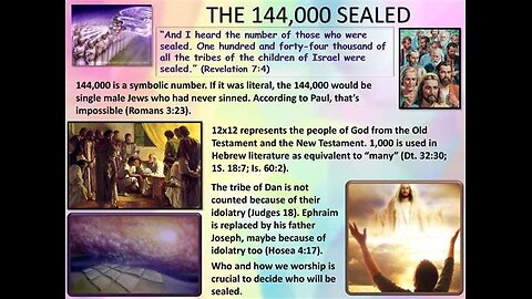100525a Dan & Ephraim: 1st to embrace idol worship, excluded from the 144,000 & Destroyed
