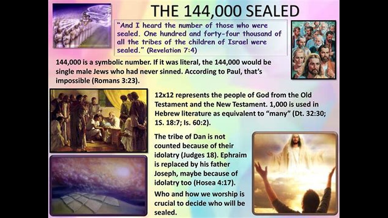 100525a Dan & Ephraim: 1st to embrace idol worship, excluded from the 144,000 & Destroyed