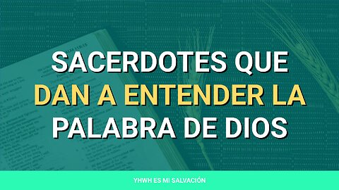 ✝️ ️Sacerdotes que dan a entender la palabra de Dios | Nehemías 8:1-8