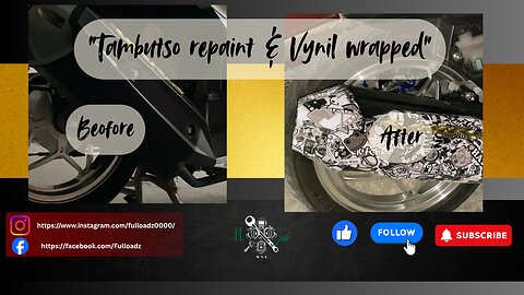 Vlog 19 Pintura ng Tambutso and Vynil wrap