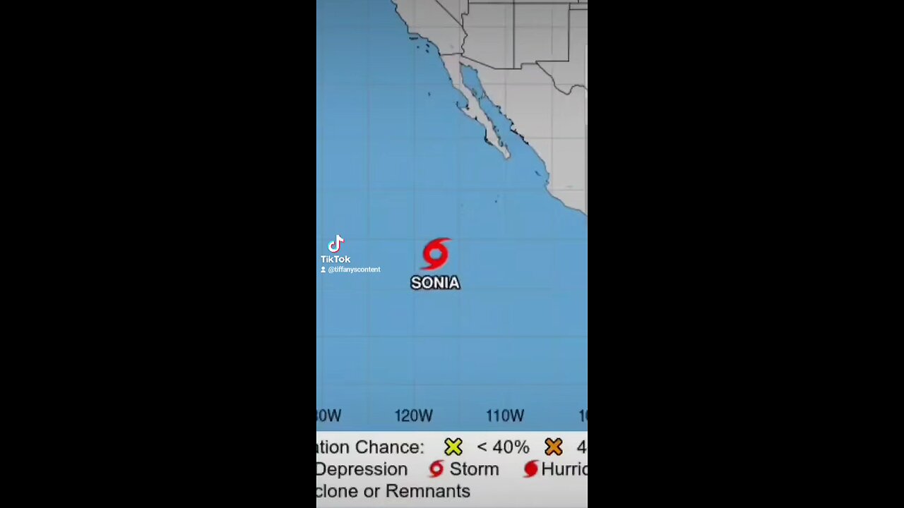 TROPICAL STORM SONIA FORMS IN PACIFIC NEAR ~MILITARY STRIKES!