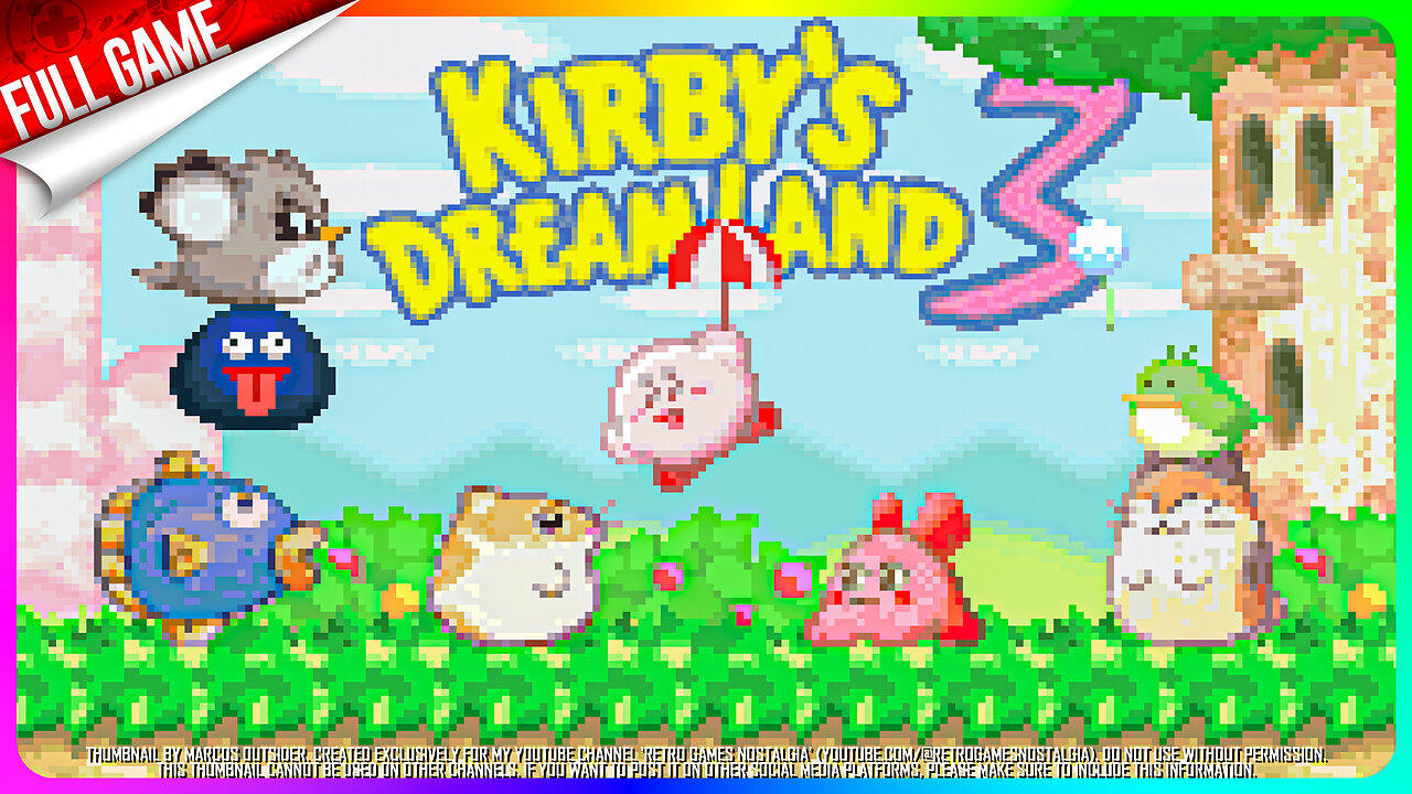 Kirby's Dream Land 3 (SNES - US) Longplay (100%)