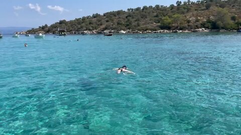 Swimming in Greece