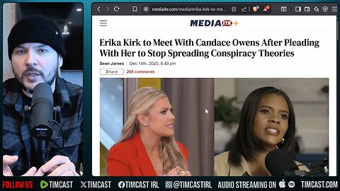 Erika Kirk Announces Meeting With Candace Owens | Tim Pool
