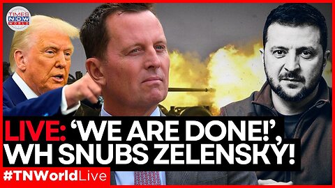 LIVE | Trump’s Envoy Richard Grenell Criticizes Zelensky, Questions Ukraine Strategy