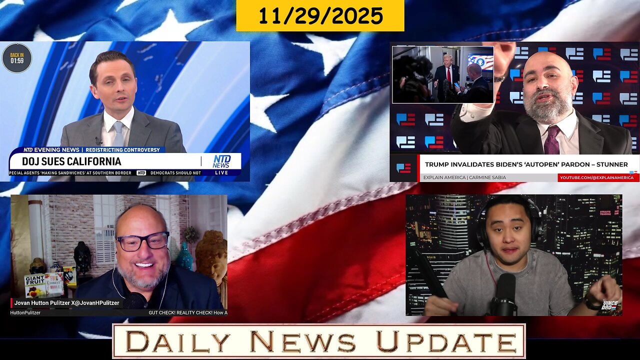 EP1761 | ACLJ: Trump's DOJ, Explain America: Autopen, Jovan Hutton Pulitzer: GUT CHECK, Vince Dao: Ban