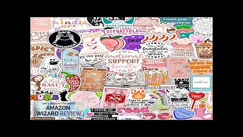 120 PCS Book Stickers for Kindle Smutty Bookish Sticker Pack for Readers Review