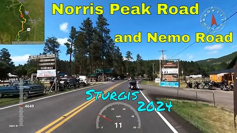 Norris Peak Road and Nemo Road / Sturgis Motorcycle Rally