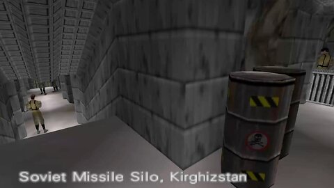GoldenEye 007, N64 - Mission: Bunker, Silo (Gameplay)