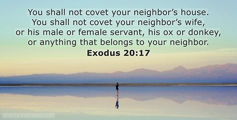 Exodus 20:17. 11/20/25.