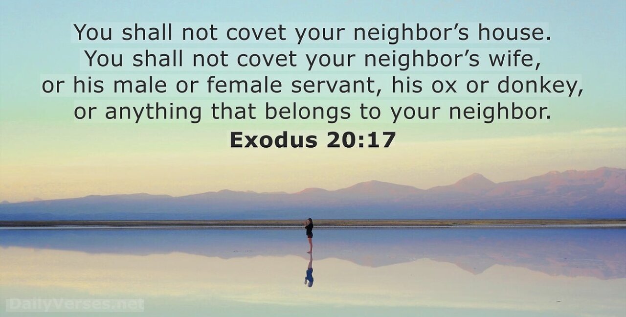 Exodus 20:17. 11/20/25.