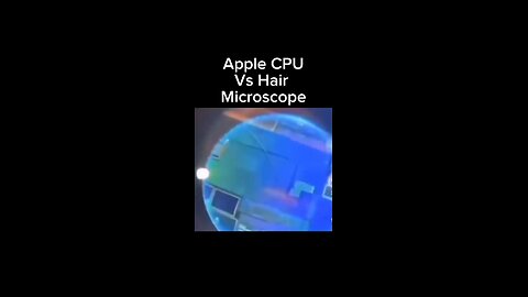 Apple cpu vs human hair