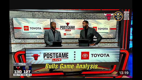 NBA: The Chicago Bulls snap Denver 7 game wining streak , post game interview