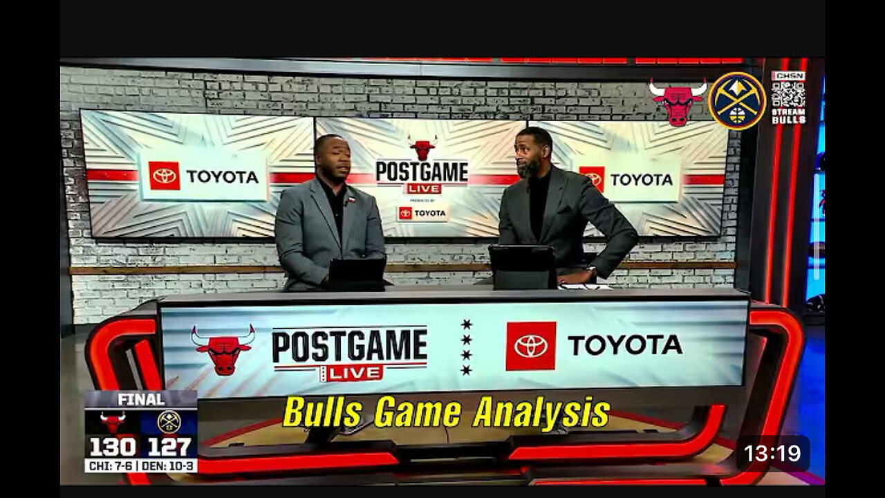 NBA: The Chicago Bulls snap Denver 7 game wining streak , post game interview